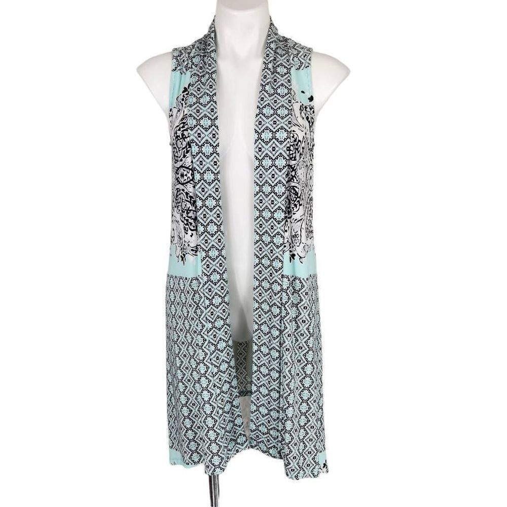 Colletta long vest cardigan size 2‎